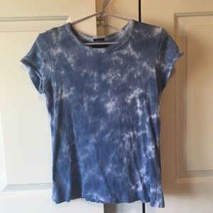 Indigo blue tie dye 100% cotton T-shirt